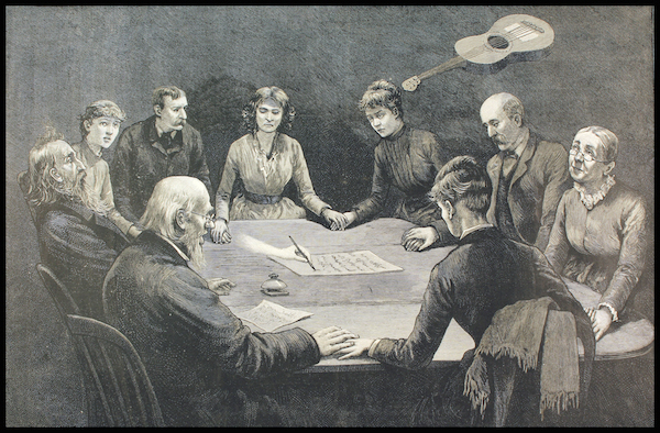 Spirit_Hodge_1887_April_2_Frank_Leslies_Illustrated_Seance_Engraving_WM